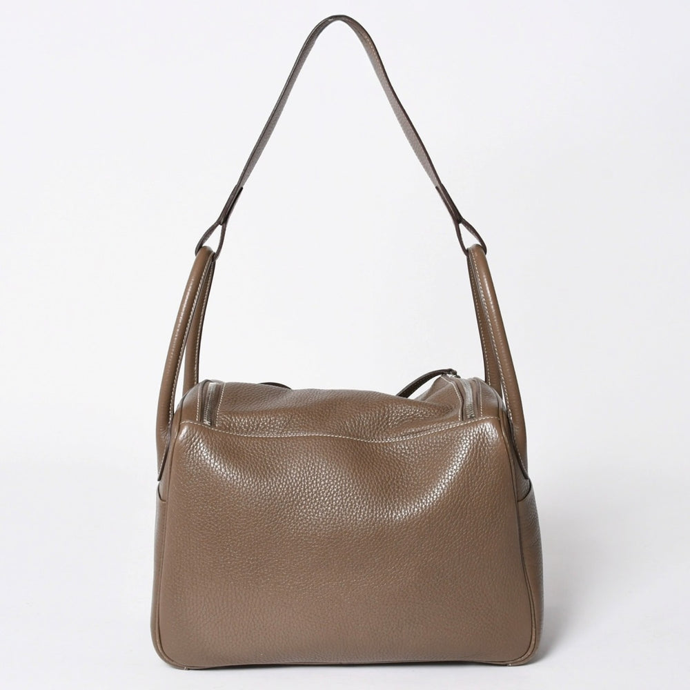 HERMES エルメス 2WAYバッグ リンディ30 エトゥープ ◽︎R刻印 トリヨンクレマンスシルバー金具 美品 中古 4a006656