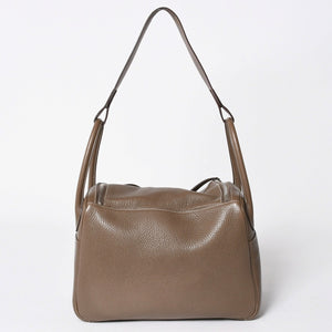 HERMES エルメス 2WAYバッグ リンディ30 エトゥープ A刻印 トリヨンクレマンスシルバー金具 美品 中古 4a006656