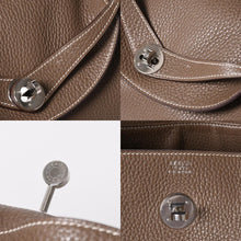 Load the image into the gallery viewer. HERMES エルメス 2WAYバッグ リンディ30 エトゥープ ◽︎R刻印 トリヨンクレマンスシルバー金具 美品 中古 4a006656