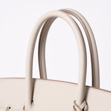 Load the image into the gallery viewer. 極美品 HERMES エルメス BIRKIN バーキン35 クレ C刻印 シルバー金具 トゴ ハンドバッグ 中古 4a006653