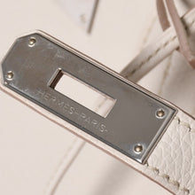 Load the image into the gallery viewer. 極美品 HERMES エルメス BIRKIN バーキン35 クレ C刻印 シルバー金具 トゴ ハンドバッグ 中古 4a006653