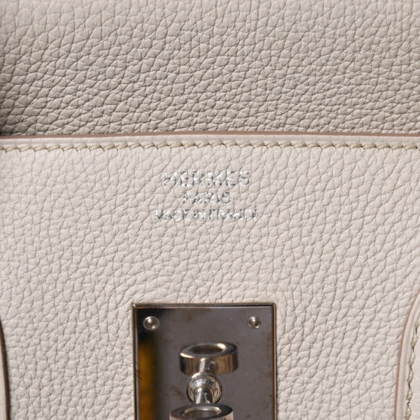 極美品 HERMES エルメス BIRKIN バーキン35 クレ C刻印 シルバー金具 トゴ ハンドバッグ 中古 4a006653