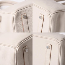 Load the image into the gallery viewer. 極美品 HERMES エルメス BIRKIN バーキン35 クレ C刻印 シルバー金具 トゴ ハンドバッグ 中古 4a006653