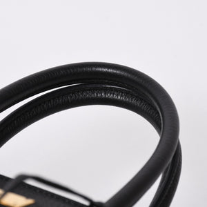 極美品 HERMES エルメス バーキン30 ハンドバッグ トゴ ブラック ゴールド金具 A刻印 中古 4a006655