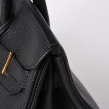 Load the image into the gallery viewer. 極美品 HERMES エルメス バーキン30 ハンドバッグ トゴ ブラック ゴールド金具 A刻印 中古 4a006655