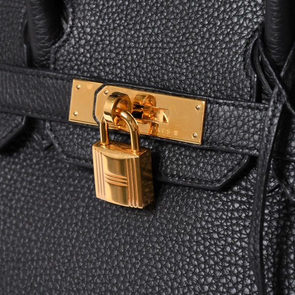極美品 HERMES エルメス バーキン30 ハンドバッグ トゴ ブラック ゴールド金具 A刻印 中古 4a006655