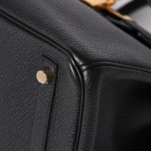 Load the image into the gallery viewer. 極美品 HERMES エルメス バーキン30 ハンドバッグ トゴ ブラック ゴールド金具 A刻印 中古 4a006655