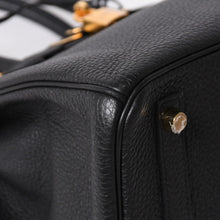 Load the image into the gallery viewer. 極美品 HERMES エルメス バーキン30 ハンドバッグ トゴ ブラック ゴールド金具 A刻印 中古 4a006655