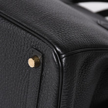 Load the image into the gallery viewer. 極美品 HERMES エルメス バーキン30 ハンドバッグ トゴ ブラック ゴールド金具 A刻印 中古 4a006655