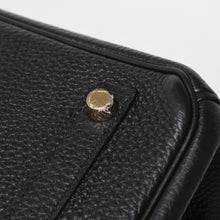 Load the image into the gallery viewer. 極美品 HERMES エルメス バーキン30 ハンドバッグ トゴ ブラック ゴールド金具 A刻印 中古 4a006655