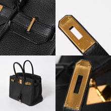 Load the image into the gallery viewer. 極美品 HERMES エルメス バーキン30 ハンドバッグ トゴ ブラック ゴールド金具 A刻印 中古 4a006655