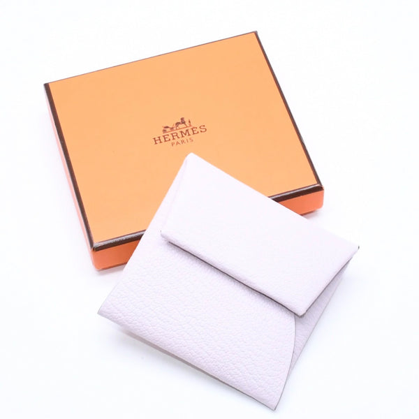 新品同様品 HERMES エルメス 財布 コインケース 小銭入れ バスティア アザップパープル パープル B刻印 中古 4a006664
