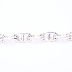 HERMES エルメス シェーヌダンクル GM ブレスレット H101672B 重量約75.90g 14コマ シルバー925 全長約24cm 美品 中古 4a006815