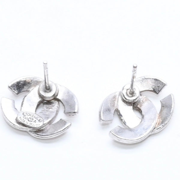 CHANEL シャネル ピアス アクセサリー ココマーク シルバー メタル A刻印 重量約2.2g 美品 中古 4b003132