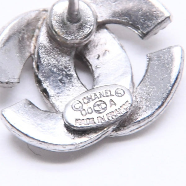 CHANEL シャネル ピアス アクセサリー ココマーク シルバー メタル A刻印 重量約2.2g 美品 中古 4b003132