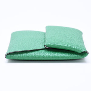 新品同様品 HERMES エルメス 財布 コインケース 小銭入れ バスティア アザップグリーン グリーン W刻印 中古 4a006665