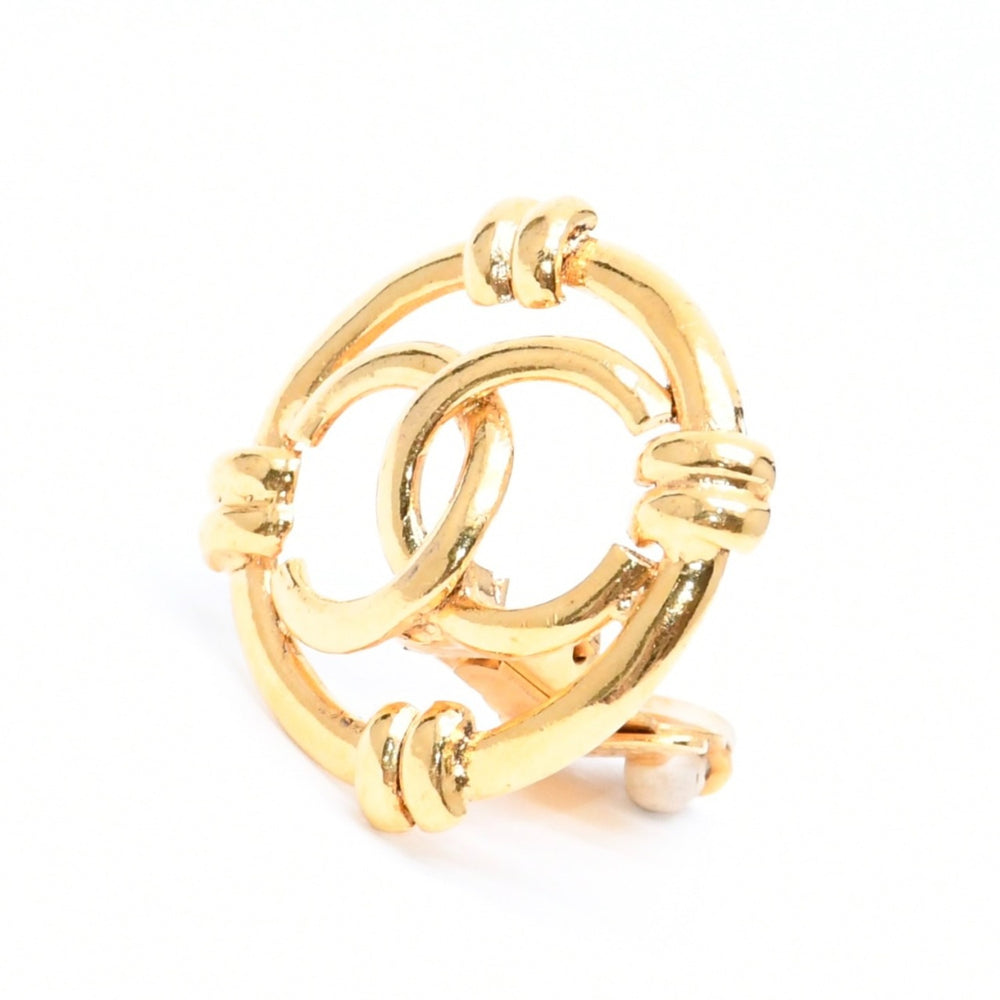 極美品 CHANEL シャネル イヤリング ピアス Coco Mark ココマーク 93A刻印 重量約16.1g ゴールド 中古 4c063739