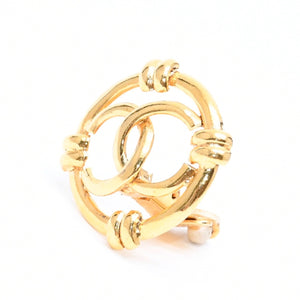 極美品 CHANEL シャネル イヤリング ピアス Coco Mark ココマーク 93A刻印 重量約16.1g ゴールド 中古 4c063739