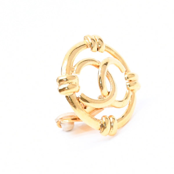 極美品 CHANEL シャネル イヤリング ピアス Coco Mark ココマーク 93A刻印 重量約16.1g ゴールド 中古 4c063739