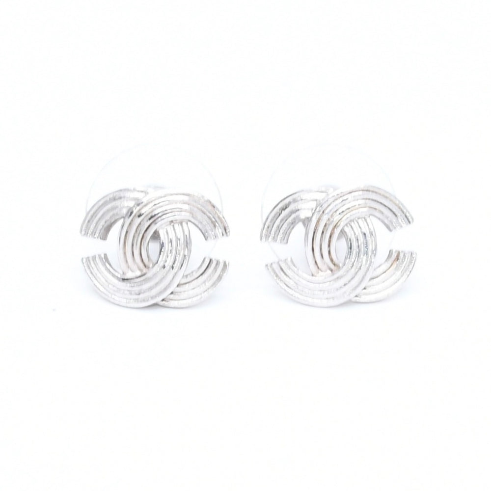 CHANEL シャネル ピアス アクセサリー ココマーク シルバー メタル A刻印 重量約2.2g 美品 中古 4b003132