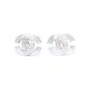 CHANEL シャネル ピアス アクセサリー ココマーク シルバー メタル A刻印 重量約2.2g 美品 中古 4b003132