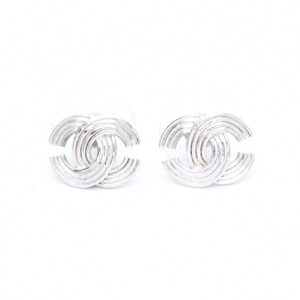 CHANEL シャネル ピアス アクセサリー ココマーク シルバー メタル A刻印 重量約2.2g 美品 中古 4b003132
