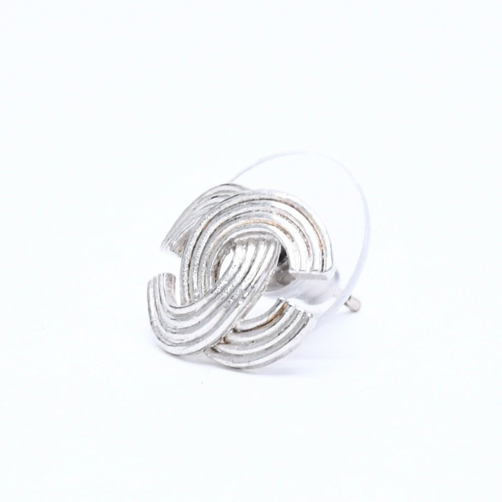 CHANEL シャネル ピアス アクセサリー ココマーク シルバー メタル A刻印 重量約2.2g 美品 中古 4b003132