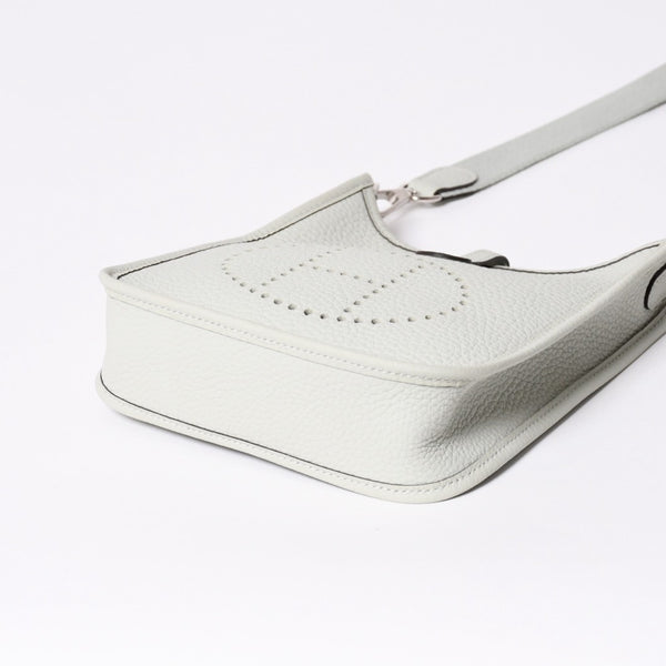 新品同様 HERMES エルメス エヴリンTPM ショルダーバッグ B刻印 トリヨンクレマンス グリネヴェ シルバー金具 中古 4a006667