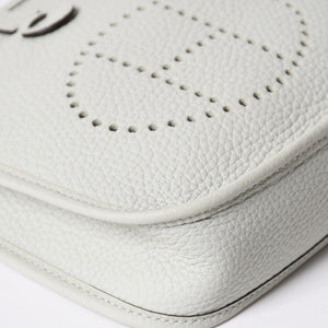 新品同様 HERMES エルメス エヴリンTPM ショルダーバッグ B刻印 トリヨンクレマンス グリネヴェ シルバー金具 中古 4a006667