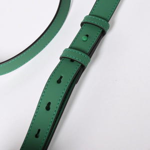 新品同様品 GUCCI グッチ ショルダーバッグ GGラバーエフェクト ミニ ショルダーバッグ ラバーグリーン グリーン 771321 中古 4a006672