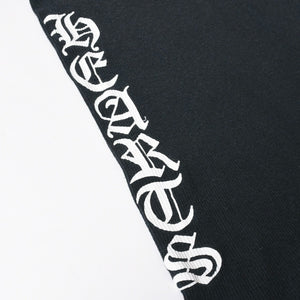 CHROME HEARTS クロムハーツ オールドイングリッシュ サイドロゴ タンクトップ コットン ブラック ホワイト サイズM 良品 中古 4a006691