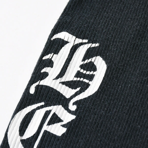 CHROME HEARTS クロムハーツ オールドイングリッシュ サイドロゴ タンクトップ コットン ブラック ホワイト サイズM 良品 中古 4a006691