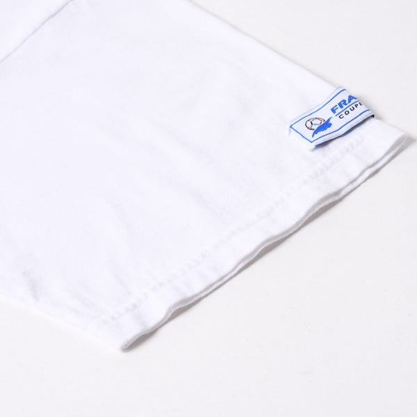 NANTES ナント Tシャツ 90S フランスワールドカップTシャツ 半袖Tシャツ ヴィンテージ ホワイト ネイビー 美品 中古 4a006525