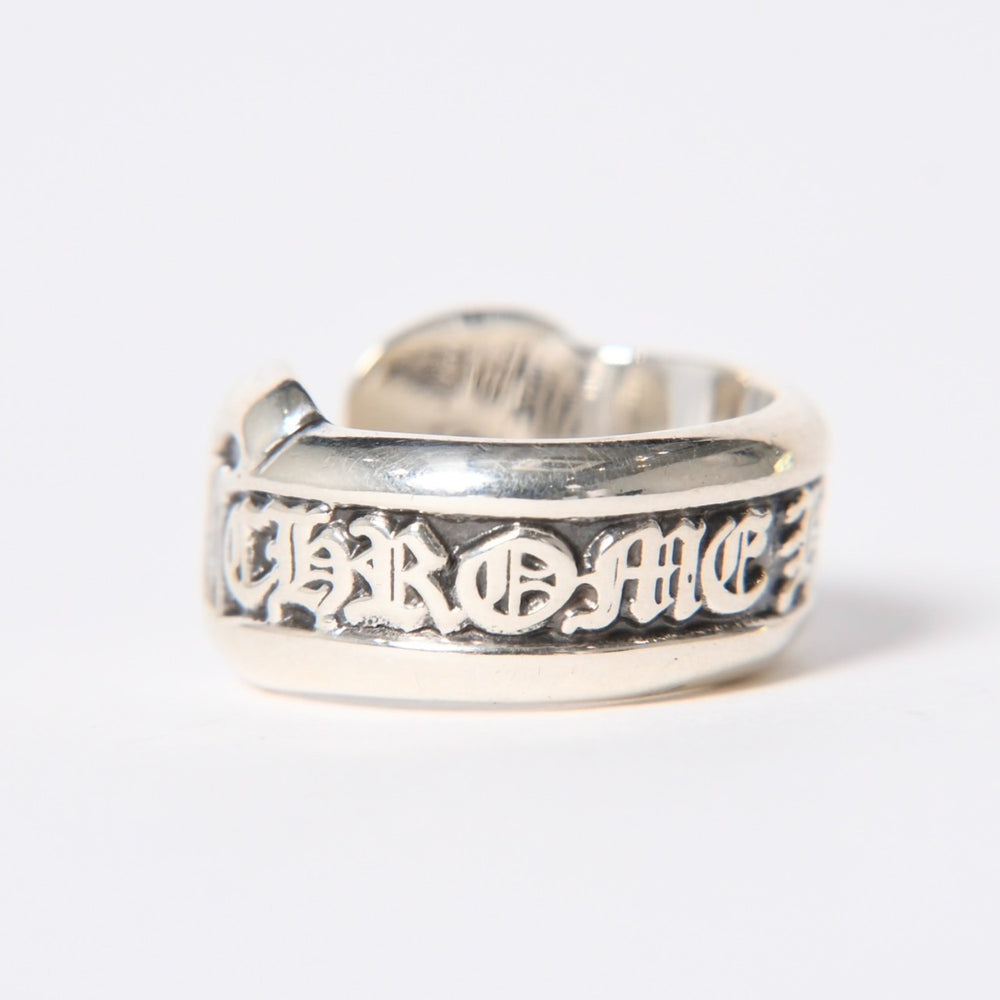 Very good condition CHROME HEARTS SM SCROLL LABEL Scroll label ring Small Weight approx. 9.36g Size 10 Silver 925 Used 4a006694