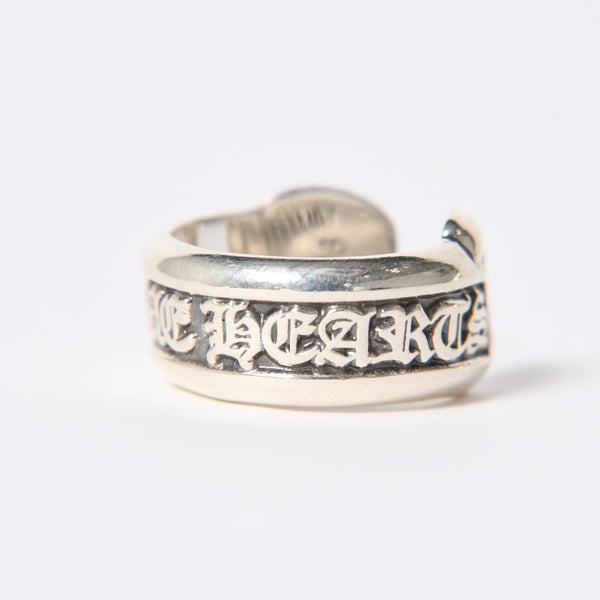 極美品 CHROME HEARTS クロムハーツ SM SCROLL LABEL スクロールラベルリング スモール 重量約9.36g サイズ10号 シルバー925 中古 4a006694