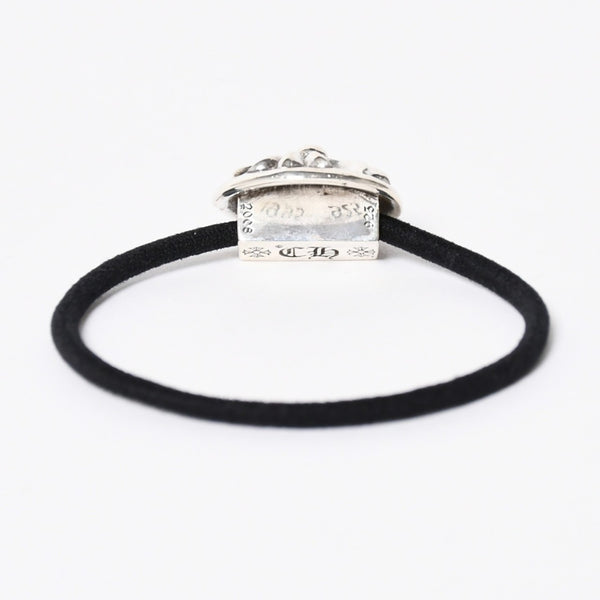 極美品 CHROME HEARTS クロムハーツ クロスボールボタン ヘアゴム コンチョ 重量約15.49g シルバー925 2008/.925刻印 4a006680