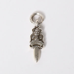 CHROME HEARTS クロムハーツ No.5 DGGR #5 ダガーネックレス 重量約5.28g 1998/.925刻印 シルバー925 美品 中古 4a006690