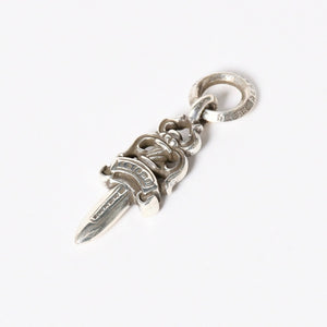 CHROME HEARTS クロムハーツ No.5 DGGR #5 ダガーネックレス 重量約5.28g 1998/.925刻印 シルバー925 美品 中古 4a006690