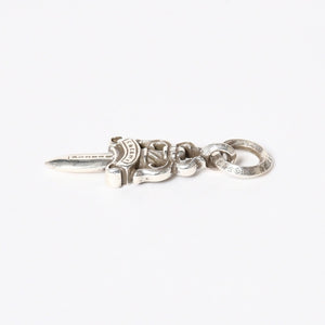 CHROME HEARTS クロムハーツ No.5 DGGR #5 ダガーネックレス 重量約5.28g 1998/.925刻印 シルバー925 美品 中古 4a006690