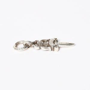 CHROME HEARTS クロムハーツ No.5 DGGR #5 ダガーネックレス 重量約5.28g 1998/.925刻印 シルバー925 美品 中古 4a006690