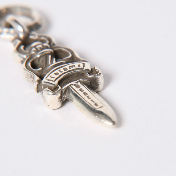 CHROME HEARTS クロムハーツ No.5 DGGR #5 ダガーネックレス 重量約5.28g 1998/.925刻印 シルバー925 美品 中古 4a006690