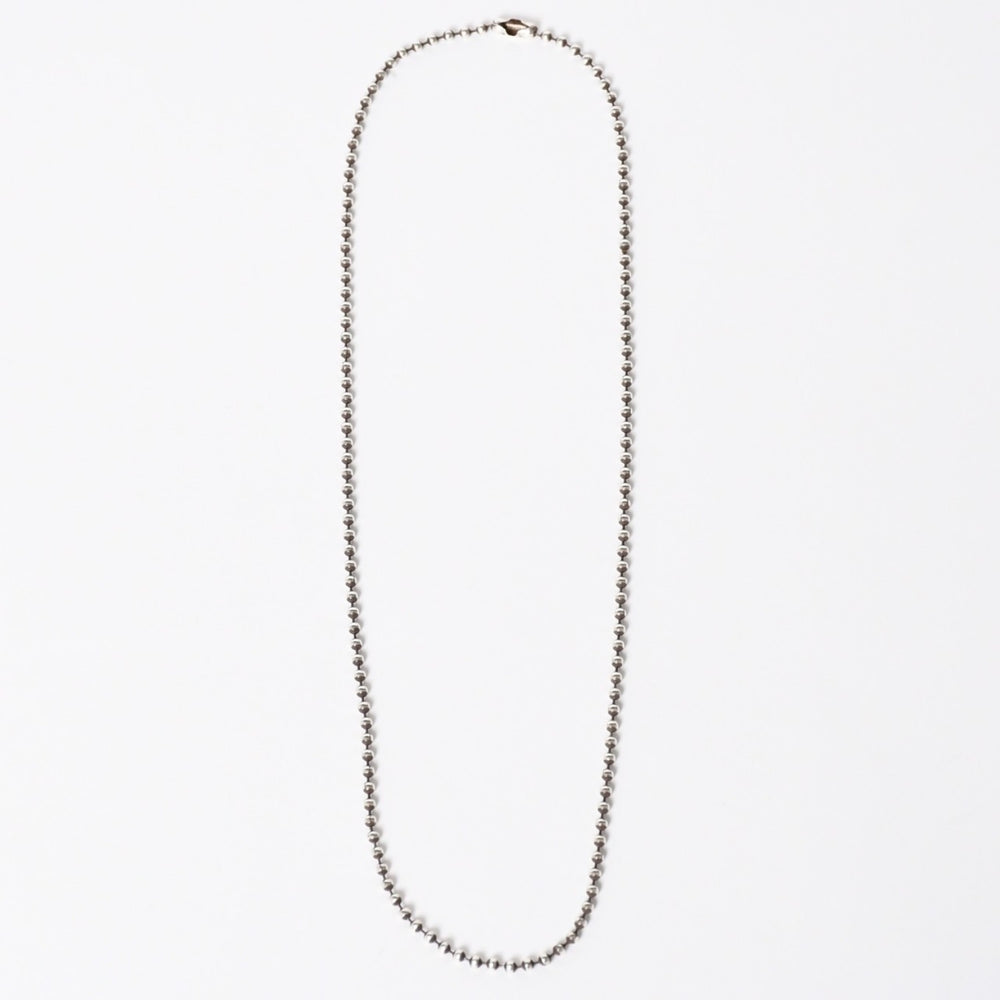 CHROME HEARTS クロムハーツ BALL CHAIN NECKLACE 30inch ボールチェーンネックレス 重量5.33g 美品 中古 4a006741
