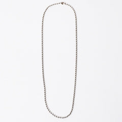 CHROME HEARTS クロムハーツ BALL CHAIN NECKLACE 30inch ボールチェーンネックレス 重量5.33g 美品 中古 4a006741