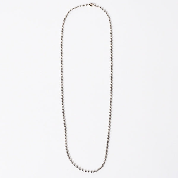 CHROME HEARTS クロムハーツ BALL CHAIN NECKLACE 30inch ボールチェーンネックレス 重量5.33g 美品 中古 4a006741