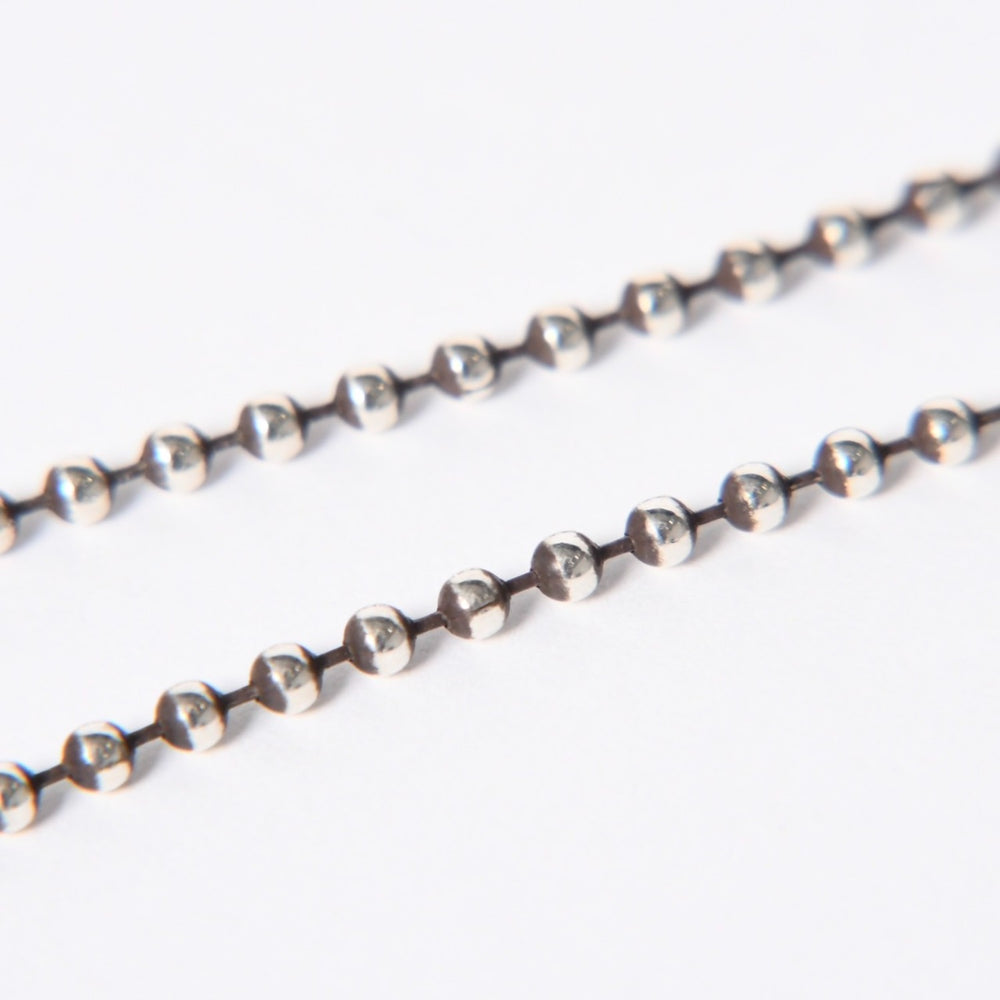 CHROME HEARTS クロムハーツ BALL CHAIN NECKLACE 30inch ボールチェーンネックレス 重量5.33g 美品 中古 4a006741