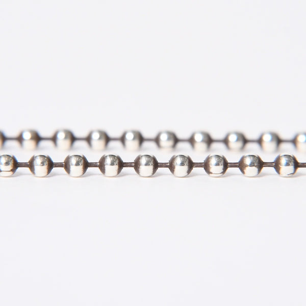 CHROME HEARTS クロムハーツ BALL CHAIN NECKLACE 30inch ボールチェーンネックレス 重量5.33g 美品 中古 4a006741