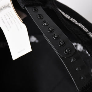極美品 CHROME HEARTS クロムハーツ キャップ ヴィンダガー 刺繍 クロスボール シルバー 925 ブラック ホワイト 中古 4a006681