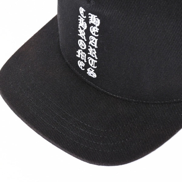 CHROME HEARTS クロムハーツ バーティカルロゴ クロスボールボタン ベースボールキャップ ブラック 美品 中古 4a006683