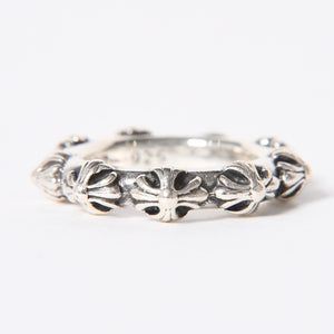 CHROME HEARTS クロムハーツ CROSS BAND RING クロスバンドリング 指輪 1997/.925刻印 シルバー925 サイズ19号 重量約13.88g 美品 中古 4a006697