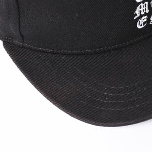 CHROME HEARTS クロムハーツ バーティカルロゴ クロスボールボタン ベースボールキャップ ブラック 美品 中古 4a006683